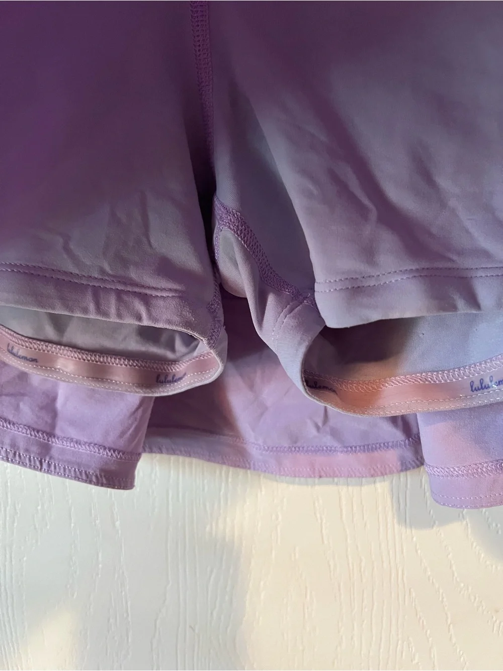 Lululemon Pace Rival Skirt II Lilac wave Twist Caspian Blue Pickleball Women 6
